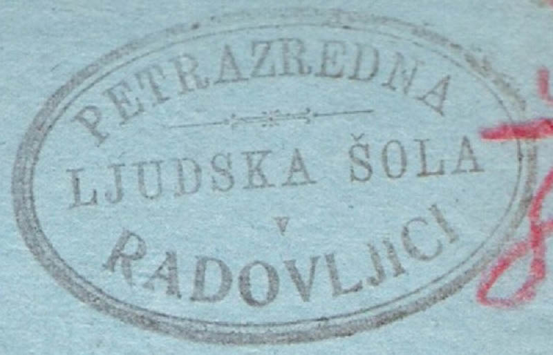 Ljudska šola, 1903-09 (arhiv Sartori)