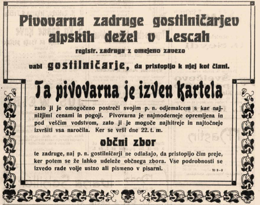 Vir: Gorenjec, 5. 3. 1910