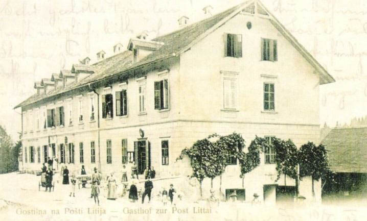 Pošta v Litiji, Avstro-Ogrska