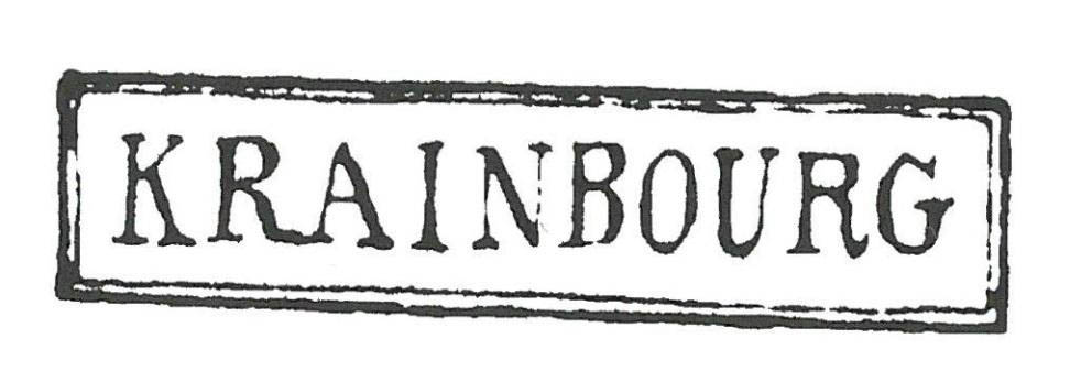 Poštni žig Krainbourg (Kranj) v Ilirskih provincah, 1809-1913