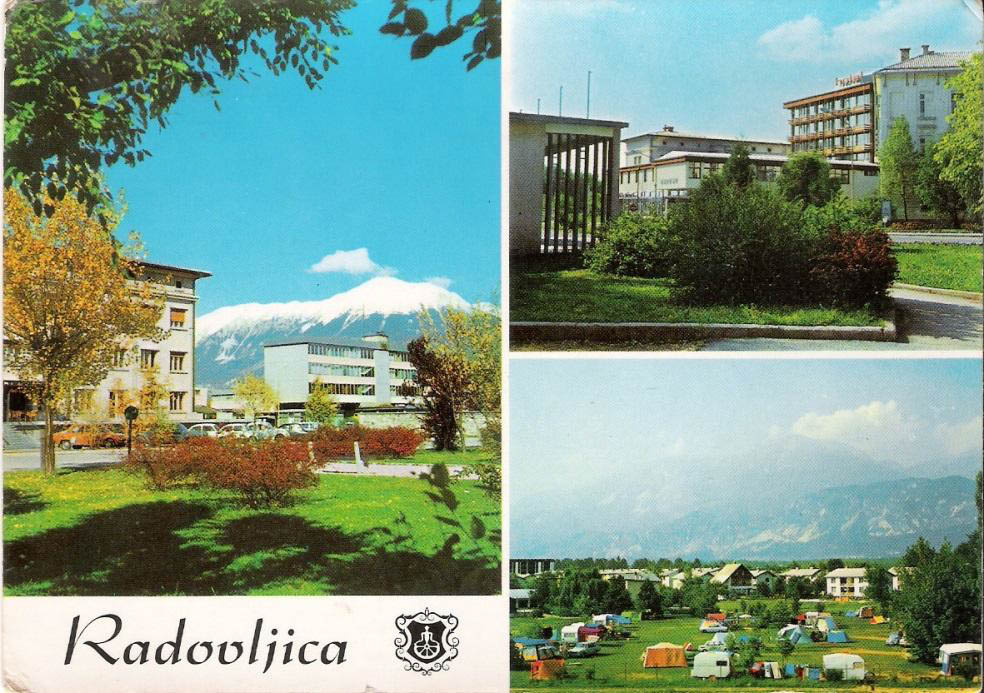 Radovljica – z Boltarjevim grbom, od. 1975