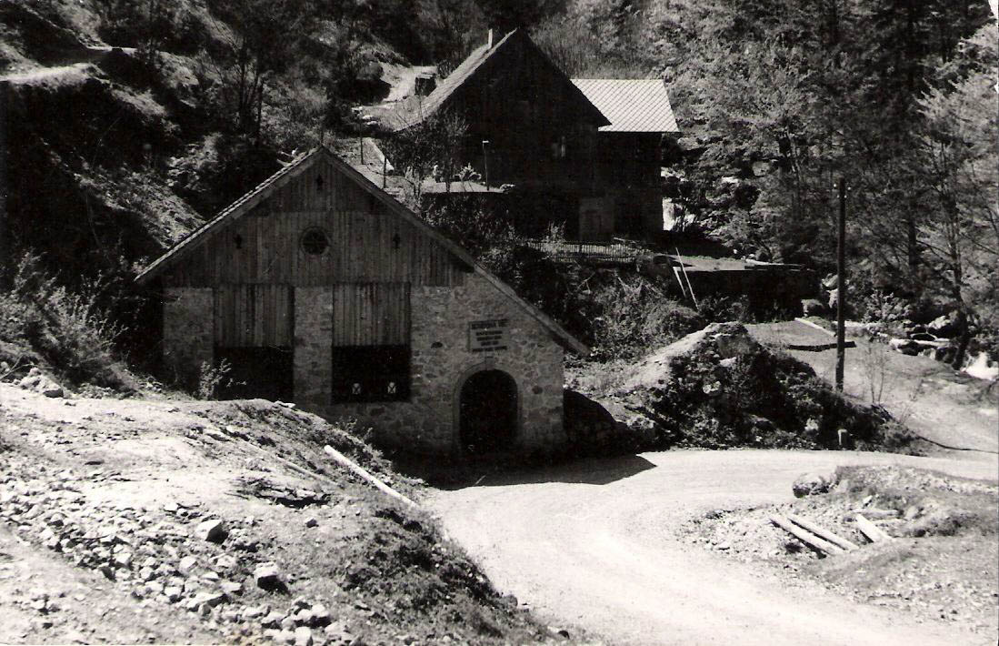 Cesta na Jamnik (mimo Slovenske peči), ok. 1960