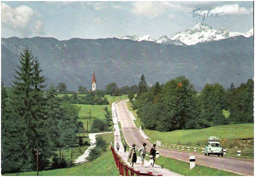 Cesta s Podvinskega klanca (Proti Radovljici), od. 1966