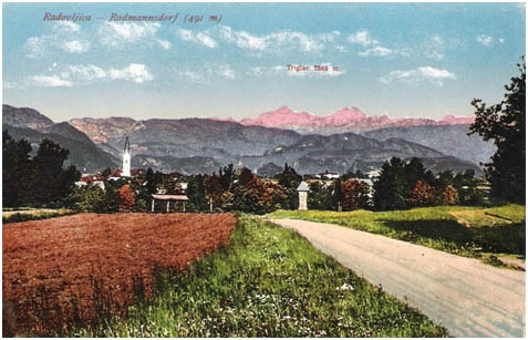 Cesta v Predtrg (Šmidol), ok 1910