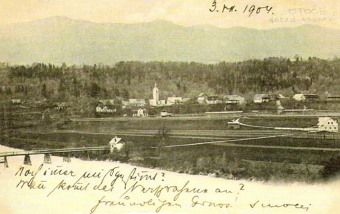 Most v Otočah, ok. 1900