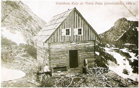 Vodnikova koča, ok. 1910